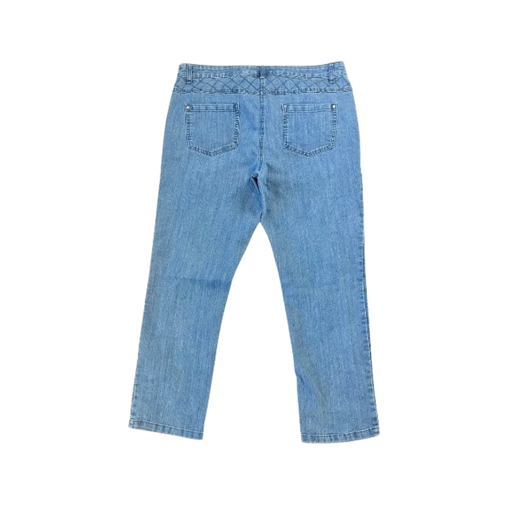 Collection L High Rise Straight Blue Denim Jeans Women’s 14
